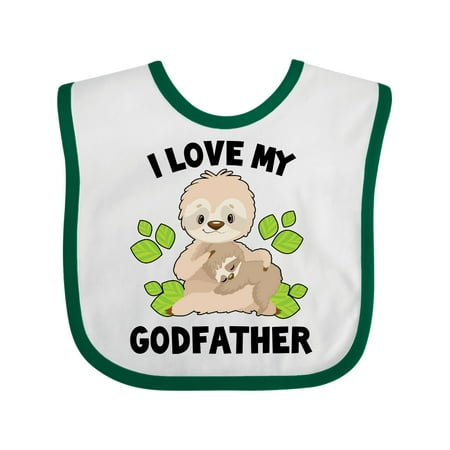 Inktastic Cute Sloth I Love My Godfather with Green Leaves Gift Baby Boy or Baby Girl Bib
Inktastic Cute Sloth I Love My Godfather with Green Leaves Gift Baby Boy or Baby Girl Bib