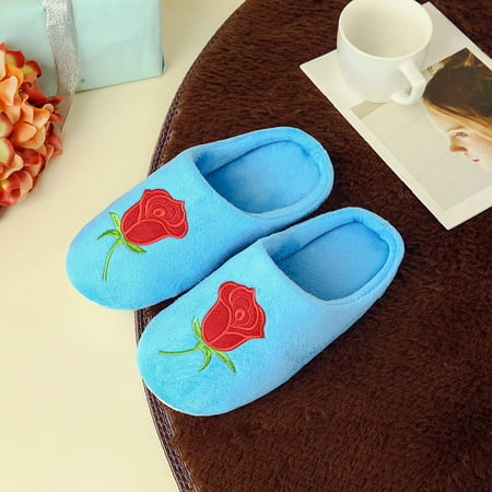 Tangnade Ladies daily all-match casual shoes Women Men Unsexy Warm Flower Slipper Indoors Anti-slip Winter House Shoes Blue 38-39
Tangnade Ladies daily all-match casual shoes Women Men Unsexy Warm Flower Slipper Indoors Anti-slip Winter House Shoes Blue 38-39