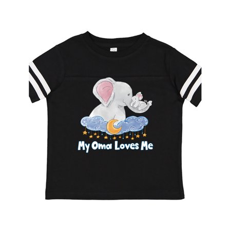Inktastic My Oma Loves Me Cute Elephants Clouds Moon and Stars Gift Toddler Boy or Toddler Girl T-Shirt
Inktastic My Oma Loves Me Cute Elephants Clouds Moon and Stars Gift Toddler Boy or Toddler Girl T-Shirt