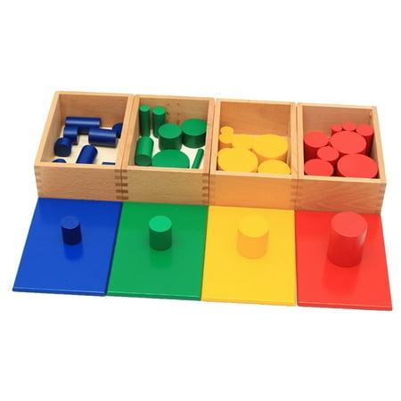 Rosarivae 1 Set of Montessori Teaching Aids Colorful Cylinders Toy Early Educational Toy
Rosarivae 1 Set of Montessori Teaching Aids Colorful Cylinders Toy Early Educational Toy