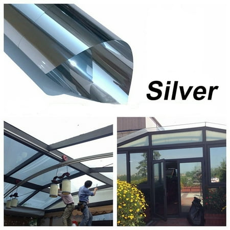 Toyella High Heat Insulation See Through Solar Film Silver 60cmx100cm