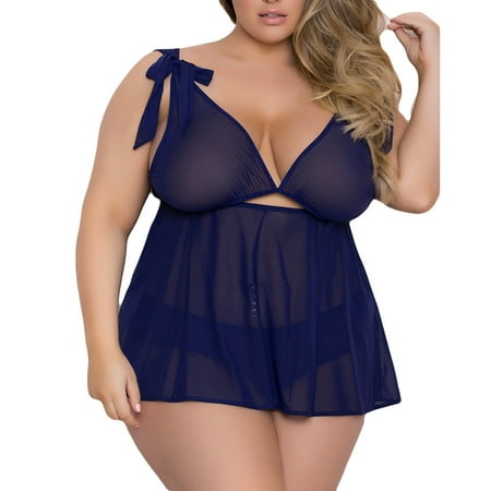 TANGNADE New Fashion Fashion Women Plus Size Babydoll Set Muslin Bandage Lingerie Underwear
TANGNADE New Fashion Fashion Women Plus Size Babydoll Set Muslin Bandage Lingerie Underwear
