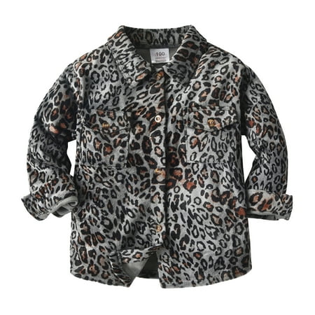 Infant Boys Tops Leopard Printed Long Sleeve Winter Autumn Clothes Grey Fleece Newborn Children Kids All Season Soft Trendy Leisure Outwear Gifts To Children
Infant Boys Tops Leopard Printed Long Sleeve Winter Autumn Clothes Grey Fleece Newborn Children Kids All Season Soft Trendy Leisure Outwear Gifts To Children