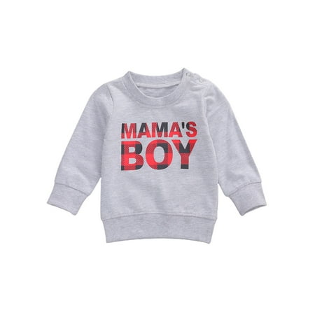 Baby Boys Long Sleeve Sweatshirts Round Neck Letter Printed Casual Pullover Tops 0-6Y
Baby Boys Long Sleeve Sweatshirts Round Neck Letter Printed Casual Pullover Tops 0-6Y