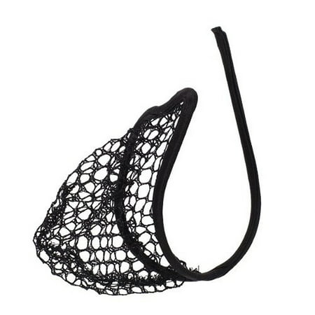 HEMOTON Men C-String Fishnet Air Permeability Briefs Underwear (Black)