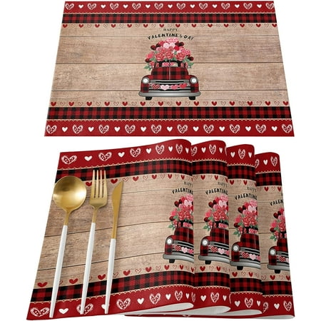 RooRuns Placemats Table Mats Place Mat Set of 4 Christmas Theme Winter Forest Deer Place Mats Non Slip Easy to Clean Heat Resistant Kitchen Table Mats for Dining Table Kids
RooRuns Placemats Table Mats Place Mat Set of 4 Christmas Theme Winter Forest Deer Place Mats Non Slip Easy to Clean Heat Resistant Kitchen Table Mats for Dining Table Kids