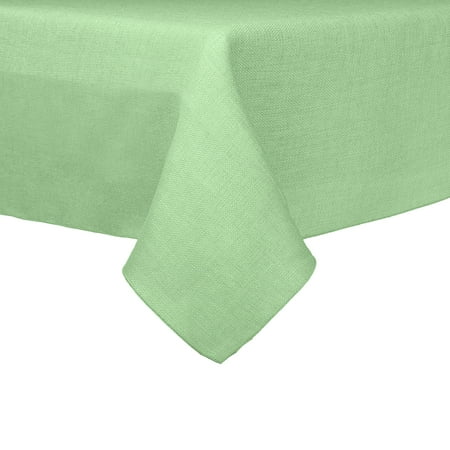 Ultimate Textile Faux Burlap - Havana 60 x 90-Inch Rectangular Tablecloth