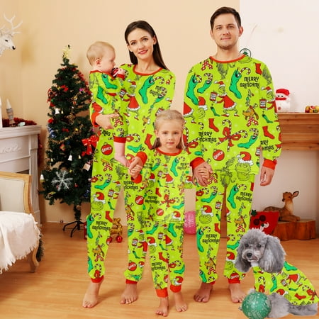 Holiday Family Matching Christmas Pajamas Sleepwear Set Christmas Buffalo Plaid Stripe Print Sizes Baby-Kids-Adult-Pet 2 Pieces Top and Pants Bodysuits Pajamas Set
Holiday Family Matching Christmas Pajamas Sleepwear Set Christmas Buffalo Plaid Stripe Print Sizes Baby-Kids-Adult-Pet 2 Pieces Top and Pants Bodysuits Pajamas Set