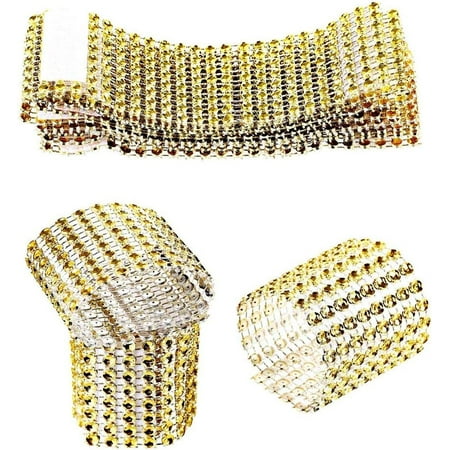 120 Pcs Eight Rows Rhinestone Napkin Rings Napkin Mesh Wedding Adornment Napkin Holder for DIY Party Banquet Birthday \\u2026 (Glod)
120 Pcs Eight Rows Rhinestone Napkin Rings Napkin Mesh Wedding Adornment Napkin Holder for DIY Party Banquet Birthday \\u2026 (Glod)