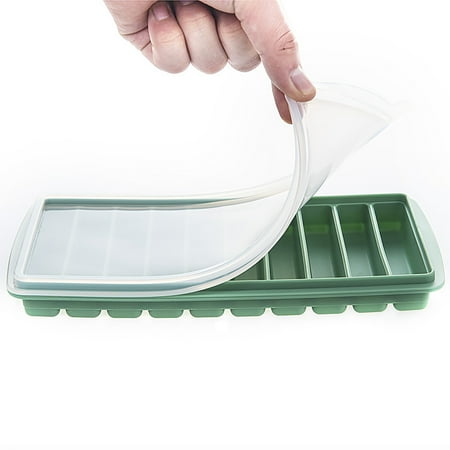 TFDZ ice cube trays ice cubes trays Strip Shape Ice-Cube Maker Silicone Ice Tray Mold Storage Container With Cover Green
TFDZ ice cube trays ice cubes trays Strip Shape Ice-Cube Maker Silicone Ice Tray Mold Storage Container With Cover Green