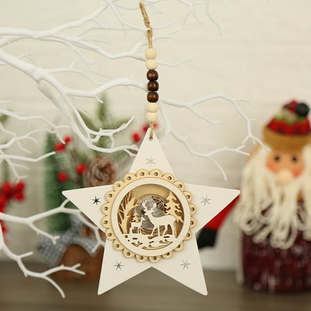 Christmas Light Hanging Ornaments Battery Powered Christmas Themed Wooden Pendant Home Restaurant Decor
Christmas Light Hanging Ornaments Battery Powered Christmas Themed Wooden Pendant Home Restaurant Decor