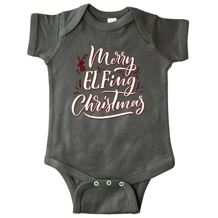 Inktastic Merry Elfing Christmas Gift Baby Boy or Baby Girl Bodysuit