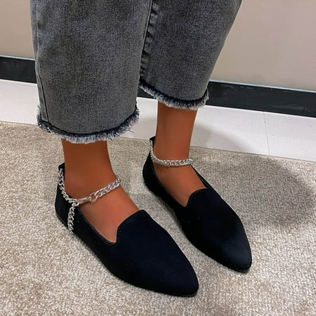 PEASKJP Work Shoes for Women Thick Bottom Loafer Round Head Casual Slip On Shoes for Women Sneakers for Gym Running Work Black 7
PEASKJP Work Shoes for Women Thick Bottom Loafer Round Head Casual Slip On Shoes for Women Sneakers for Gym Running Work Black 7