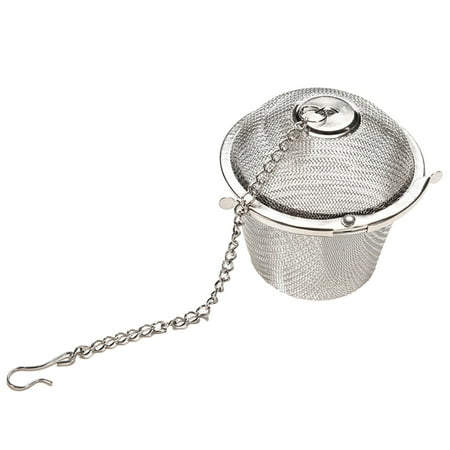 NUOLUX Stainless Steel Tea Infuser Reusable Loose Leaf Mesh Tea Filter Tea Strainer with Lid and Extended Chain Hook(Medium Size)
NUOLUX Stainless Steel Tea Infuser Reusable Loose Leaf Mesh Tea Filter Tea Strainer with Lid and Extended Chain Hook(Medium Size)