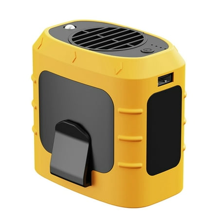 8000MAh Waist Hanging Fan Portable Mini Leafless Fan Ubs Emergency Charge Hanging Neck Fan Sports Fan Yellow
8000MAh Waist Hanging Fan Portable Mini Leafless Fan Ubs Emergency Charge Hanging Neck Fan Sports Fan Yellow