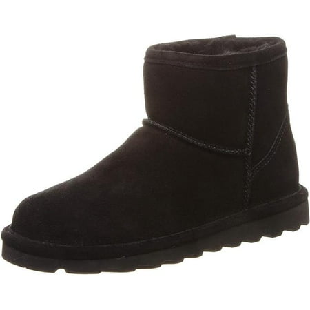 Bearpaw 2130W-011-6 Alyssa Ankle Boots for Womens Black - Size 6