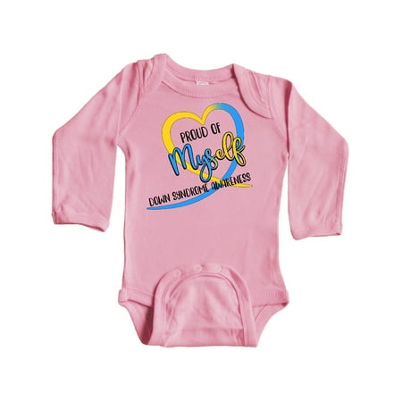 Inktastic Proud of Myself Down Syndrome Awareness Heart Ribbon Gift Baby Boy or Baby Girl Long Sleeve Bodysuit
Inktastic Proud of Myself Down Syndrome Awareness Heart Ribbon Gift Baby Boy or Baby Girl Long Sleeve Bodysuit
