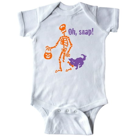 Inktastic Oh Snap Skeleton Gift Baby Boy or Baby Girl Bodysuit