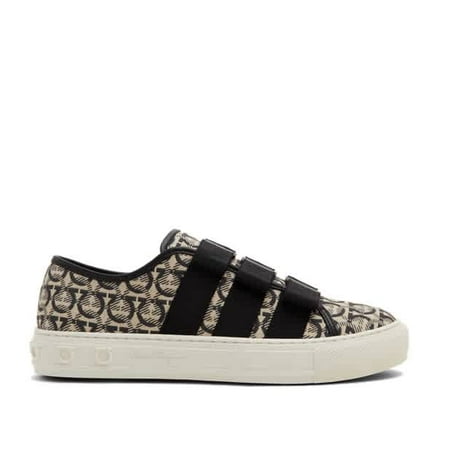 Salvatore Ferragamo Ladies Nataly Gancini Vara Bow Sneakers Brand Size 6.5