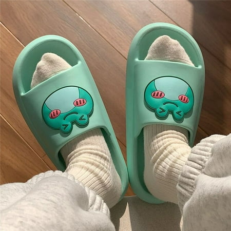 CoCopeaunt Cartoon Cute Frog Thick-soled Slippers New Summer Womens Slippers Outdoor Beach Flip-flops Indoor Non-slip EVA Sandals
CoCopeaunt Cartoon Cute Frog Thick-soled Slippers New Summer Womens Slippers Outdoor Beach Flip-flops Indoor Non-slip EVA Sandals