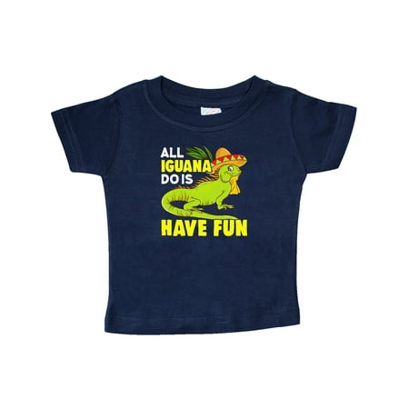 Inktastic Iguana Funny Pet Gift Baby Boy or Baby Girl T-Shirt