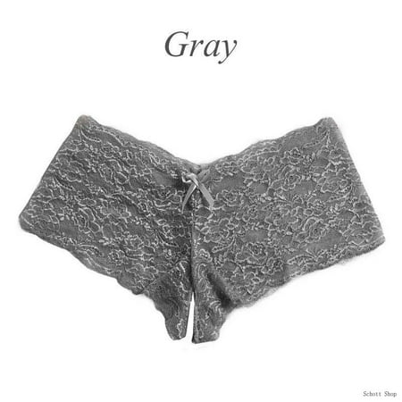 Crotchless Knickers Womens Lace Open Crotch Underwear Panties Briefs Lingerie UK