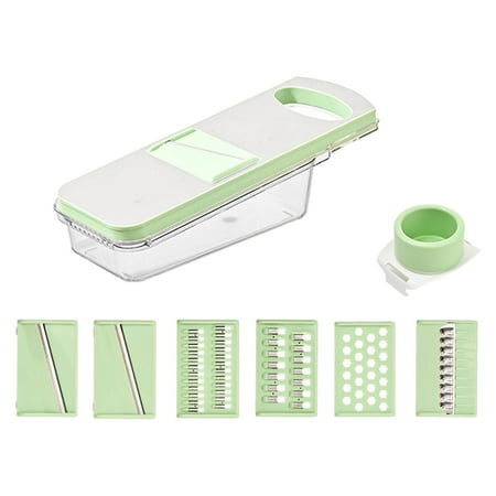Miommo Big Sales! Vegetable Slicer 7 In 1 Adjustable Vegetable Slicer Stainless Steel Kitchen Slicer Grater for Vegetable Slicer Cucumber Slicer Thin Slicer Vegetable Slicer Clearance
Miommo Big Sales! Vegetable Slicer 7 In 1 Adjustable Vegetable Slicer Stainless Steel Kitchen Slicer Grater for Vegetable Slicer Cucumber Slicer Thin Slicer Vegetable Slicer Clearance