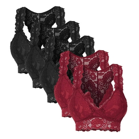 New Women Plus Size 5PC Vest Crop Wire Free Bra Lingerie V Neck Underwear Lingerie S 3XL Yutnsbel
New Women Plus Size 5PC Vest Crop Wire Free Bra Lingerie V Neck Underwear Lingerie S 3XL Yutnsbel