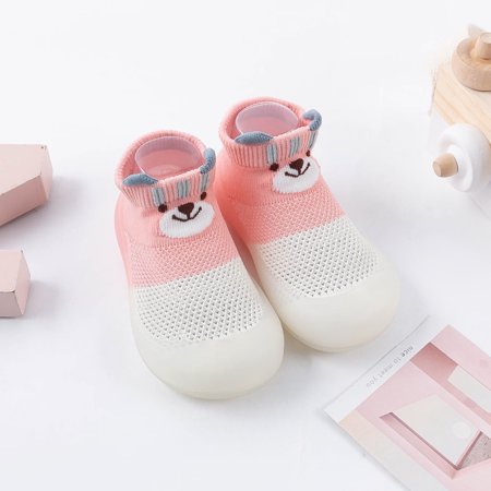 〖Roliyen〗Toddler Shoes Prewalker Baby Toddler Cartoon Children Shoes Boys Socks Girls Summer Slipper Baby Shoes