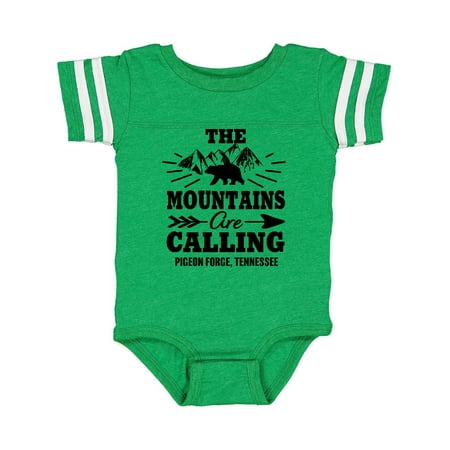 Inktastic Pigeon Forge Tennessee The Mountains Are Calling Gift Baby Boy or Baby Girl Bodysuit
Inktastic Pigeon Forge Tennessee The Mountains Are Calling Gift Baby Boy or Baby Girl Bodysuit
