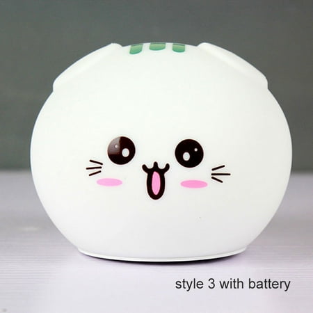Night Light Lamp Silicone Cute Cat Children Birthday Gift For Bedroom Bedside
Night Light Lamp Silicone Cute Cat Children Birthday Gift For Bedroom Bedside