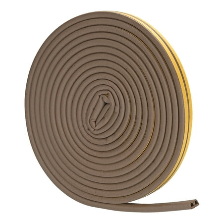 Uxcell Weather Stripping 2 Pack 18ft x 3/8 W x 5/16 T Self Adhesive Foam Seal Strip D Shaped Brown
Uxcell Weather Stripping 2 Pack 18ft x 3/8 W x 5/16 T Self Adhesive Foam Seal Strip D Shaped Brown