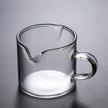 Aosijia Small Glass Cup with Handle Double Spouts Sharing Coffee Cup Heat Resistant Milk Glass Cup 100ML
Aosijia Small Glass Cup with Handle Double Spouts Sharing Coffee Cup Heat Resistant Milk Glass Cup 100ML