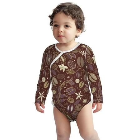 Fotbe Coffee and Flowers Pattern Unisex-baby Long-sleeve Bodysuit Long Sleeve Bodysuits One-piece 100% Organic Cotton for Infant Baby Boys Unisex-3 Months
Fotbe Coffee and Flowers Pattern Unisex-baby Long-sleeve Bodysuit Long Sleeve Bodysuits One-piece 100% Organic Cotton for Infant Baby Boys Unisex-3 Months