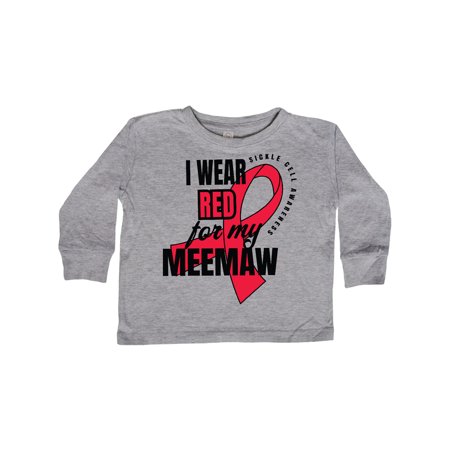 Inktastic Sickle Cell Awareness I Wear Red For My Meemaw Gift Toddler Boy or Toddler Girl Long Sleeve T-Shirt
Inktastic Sickle Cell Awareness I Wear Red For My Meemaw Gift Toddler Boy or Toddler Girl Long Sleeve T-Shirt