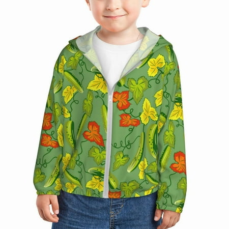 Sun Hoodie for Kids Cucumber ratta flower Long Sleeve Swim Fishing Shirts Sun Protection Zip Up Jacket Clothing Athletic Hoodie
Sun Hoodie for Kids Cucumber ratta flower Long Sleeve Swim Fishing Shirts Sun Protection Zip Up Jacket Clothing Athletic Hoodie