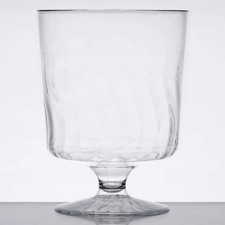 80 Count Disposable Wine Glasses 8 oz Plastic Clear Heavyweight 1-Piece Upscale
80 Count Disposable Wine Glasses 8 oz Plastic Clear Heavyweight 1-Piece Upscale