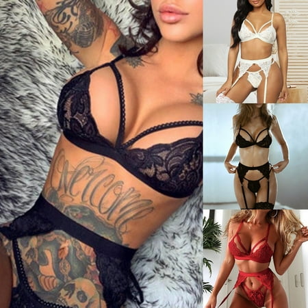 Hopeup 3Pcs/Set Underwear Close-fitting Visual Experience Spandex See-through Bra Three-piece Suit for Bedroom
Hopeup 3Pcs/Set Underwear Close-fitting Visual Experience Spandex See-through Bra Three-piece Suit for Bedroom