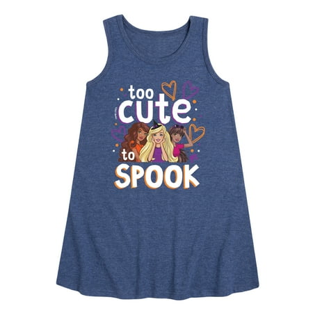 Barbie - Too Cute To Spook - Toddler and Youth Girls A-line Dress