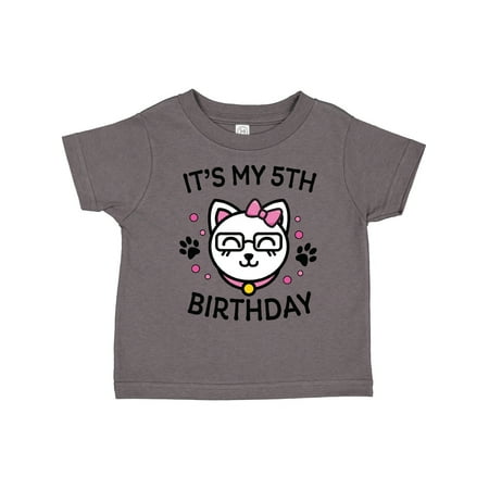 Inktastic Its My 5th Birthday with Cat in Glasses Gift Toddler Toddler Girl T-Shirt
Inktastic Its My 5th Birthday with Cat in Glasses Gift Toddler Toddler Girl T-Shirt