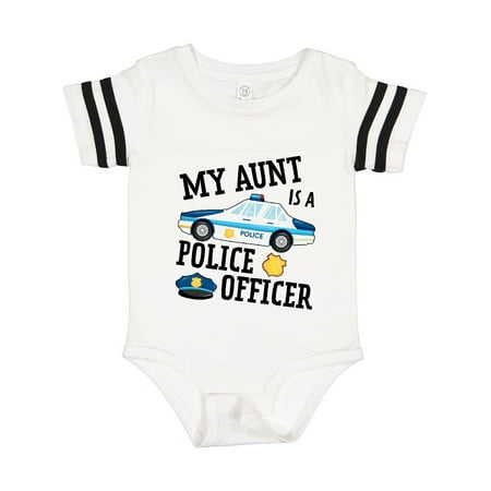 Inktastic My Aunt is a Police Officer Gift Baby Boy or Baby Girl Bodysuit