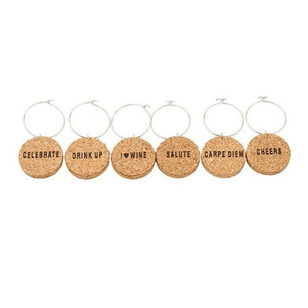 6 Pcs Cork Glass Charms DIY Goblet Wine Glass Rings with Wire Drink Markers for Parties Holidays
6 Pcs Cork Glass Charms DIY Goblet Wine Glass Rings with Wire Drink Markers for Parties Holidays