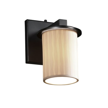 Justice Design Group Por-8771-10-Wfal Limoges 5 Bathroom Sconce - Black 
Justice Design Group Por-8771-10-Wfal Limoges 5 Bathroom Sconce - Black