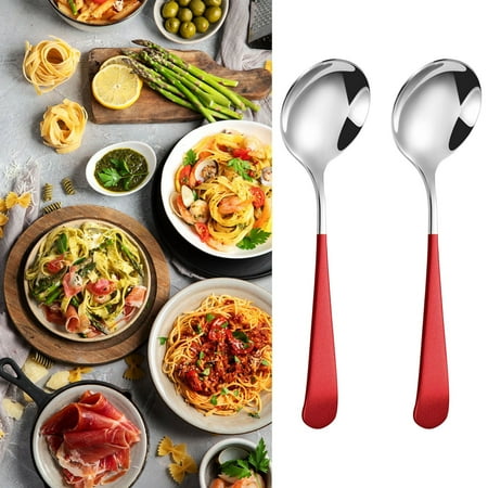Weaklki Multi-color Round Spoon 304 Stainless Spoon Fork Household Cute Small Soup Spoon Thick Round Bottom Eating Spoon Clearance
Weaklki Multi-color Round Spoon 304 Stainless Spoon Fork Household Cute Small Soup Spoon Thick Round Bottom Eating Spoon Clearance