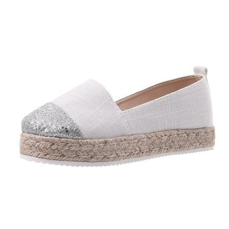 casual shoes for Women Women s Fashion Solid Color Canvas Casual Shoes Hemp Rope Woven Platform Shoes Canvas Dress Sandals for Women White
casual shoes for Women Women s Fashion Solid Color Canvas Casual Shoes Hemp Rope Woven Platform Shoes Canvas Dress Sandals for Women White