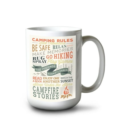 Lantern Press 15 fl oz Ceramic Mug Poconos Pennsylvania Happy Camper Collection Typography Contour Dishwasher & Microwave Safe
Lantern Press 15 fl oz Ceramic Mug Poconos Pennsylvania Happy Camper Collection Typography Contour Dishwasher & Microwave Safe