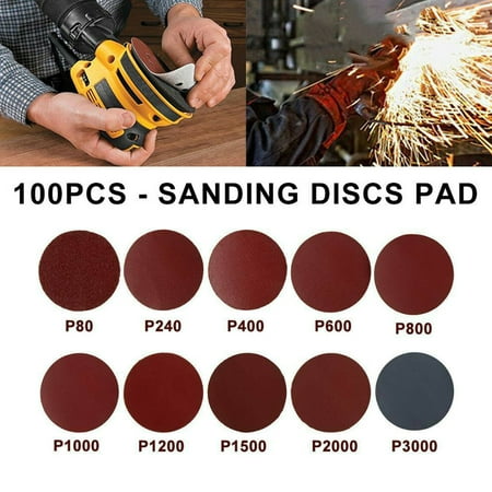 TWSOUL 100pcs 3 Inch Sanding Discs Pad 80-3000 Grit Sandpapers for Angle Grinder Rotary Polishing Tools
TWSOUL 100pcs 3 Inch Sanding Discs Pad 80-3000 Grit Sandpapers for Angle Grinder Rotary Polishing Tools