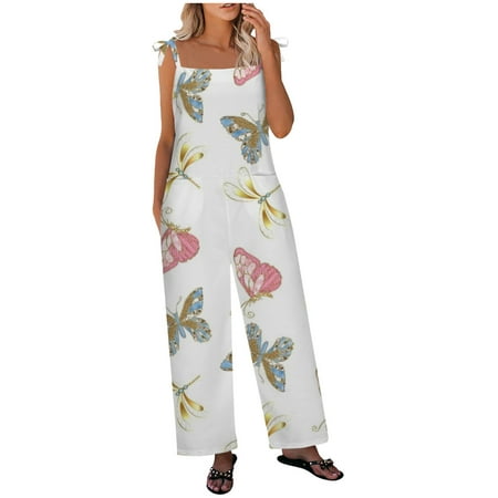 Dyegold Jumpsuits for Women Casual Womens Jumpsuits Casual Dressy Butterfly Print Baggy Loose One Piece Oversized Bib Pant Sleeveless Round Neck Rompers
Dyegold Jumpsuits for Women Casual Womens Jumpsuits Casual Dressy Butterfly Print Baggy Loose One Piece Oversized Bib Pant Sleeveless Round Neck Rompers