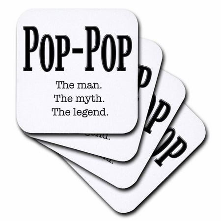 Pop-Pop the man the myth the legend set of 4 Coasters - Soft cst-149789-1
Pop-Pop the man the myth the legend set of 4 Coasters - Soft cst-149789-1