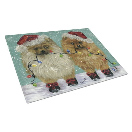 Carolines Treasures PPP3267LCB Pomeranian Christmas Lighten Up Glass Cutting Board Large 12H x 16W multicolor
Carolines Treasures PPP3267LCB Pomeranian Christmas Lighten Up Glass Cutting Board Large 12H x 16W multicolor